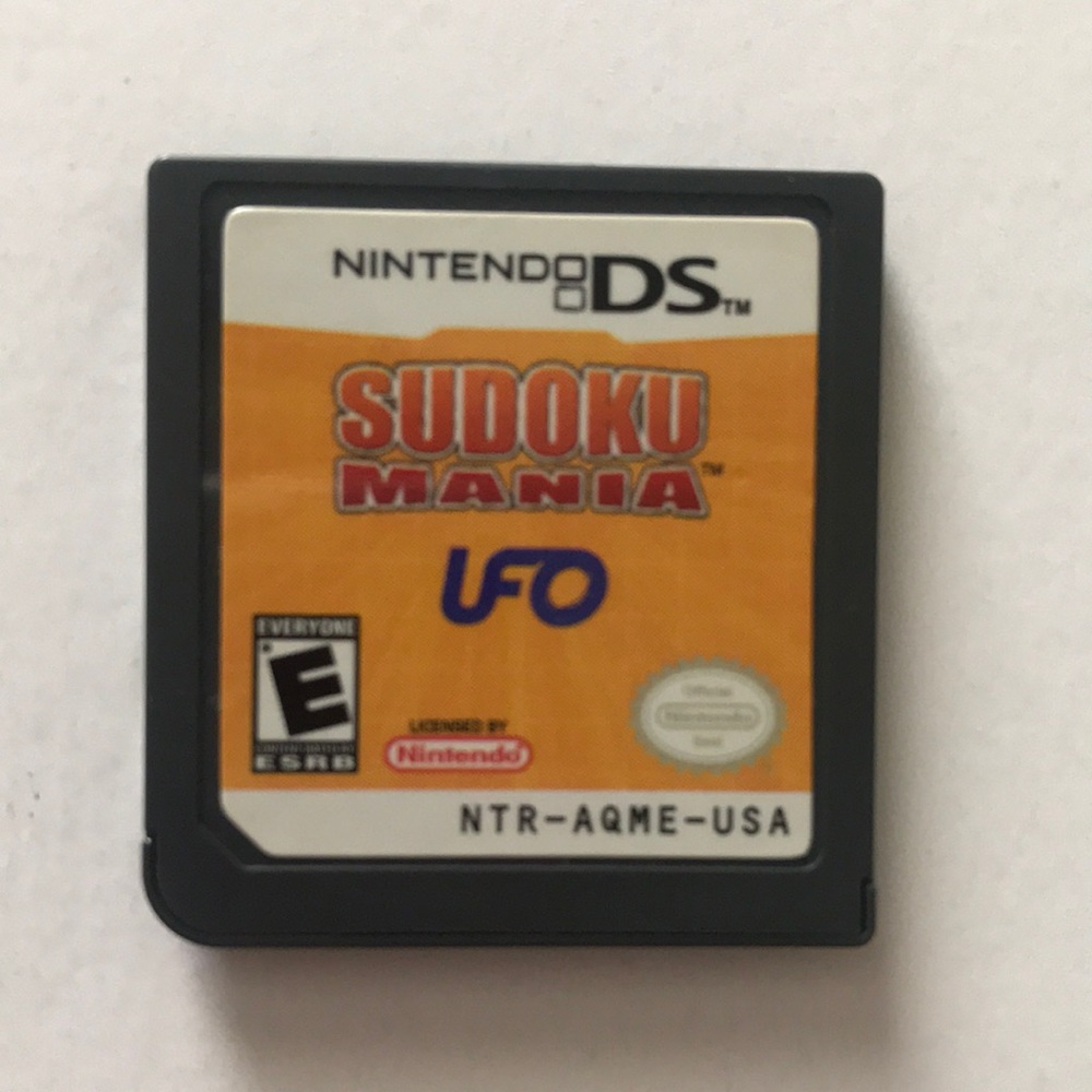 Sudoku Mania UFO DS Game Disc